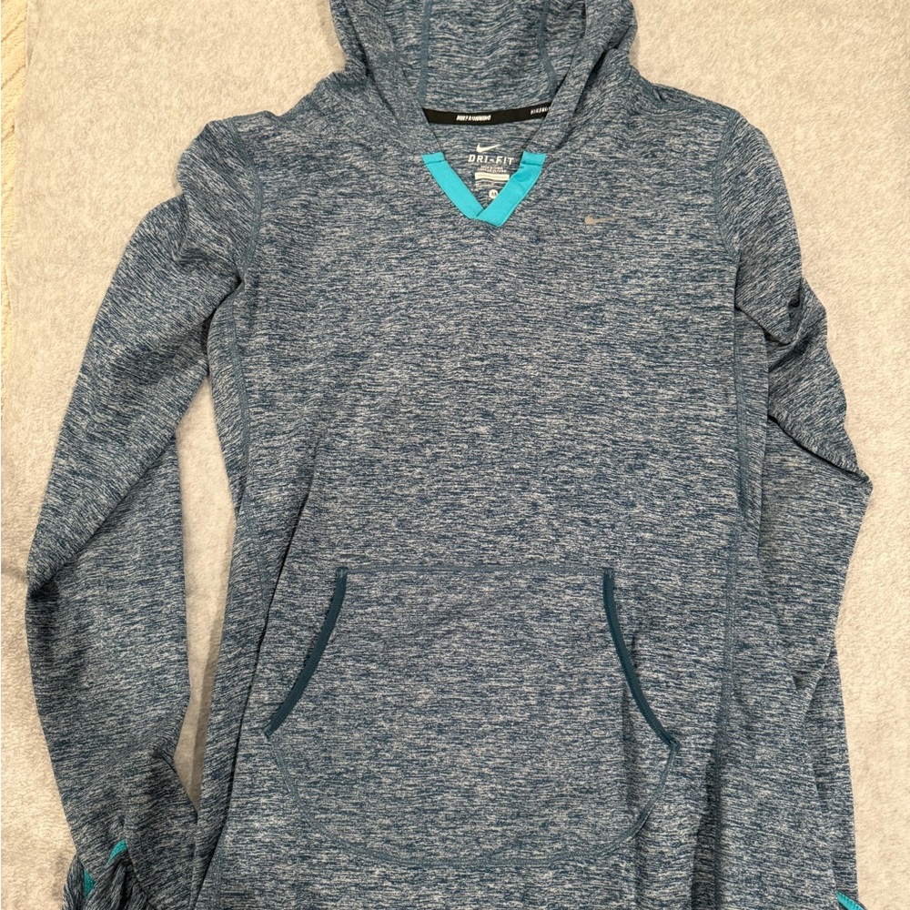 Nike Gray Relaxed Hoodie Sweatshirt